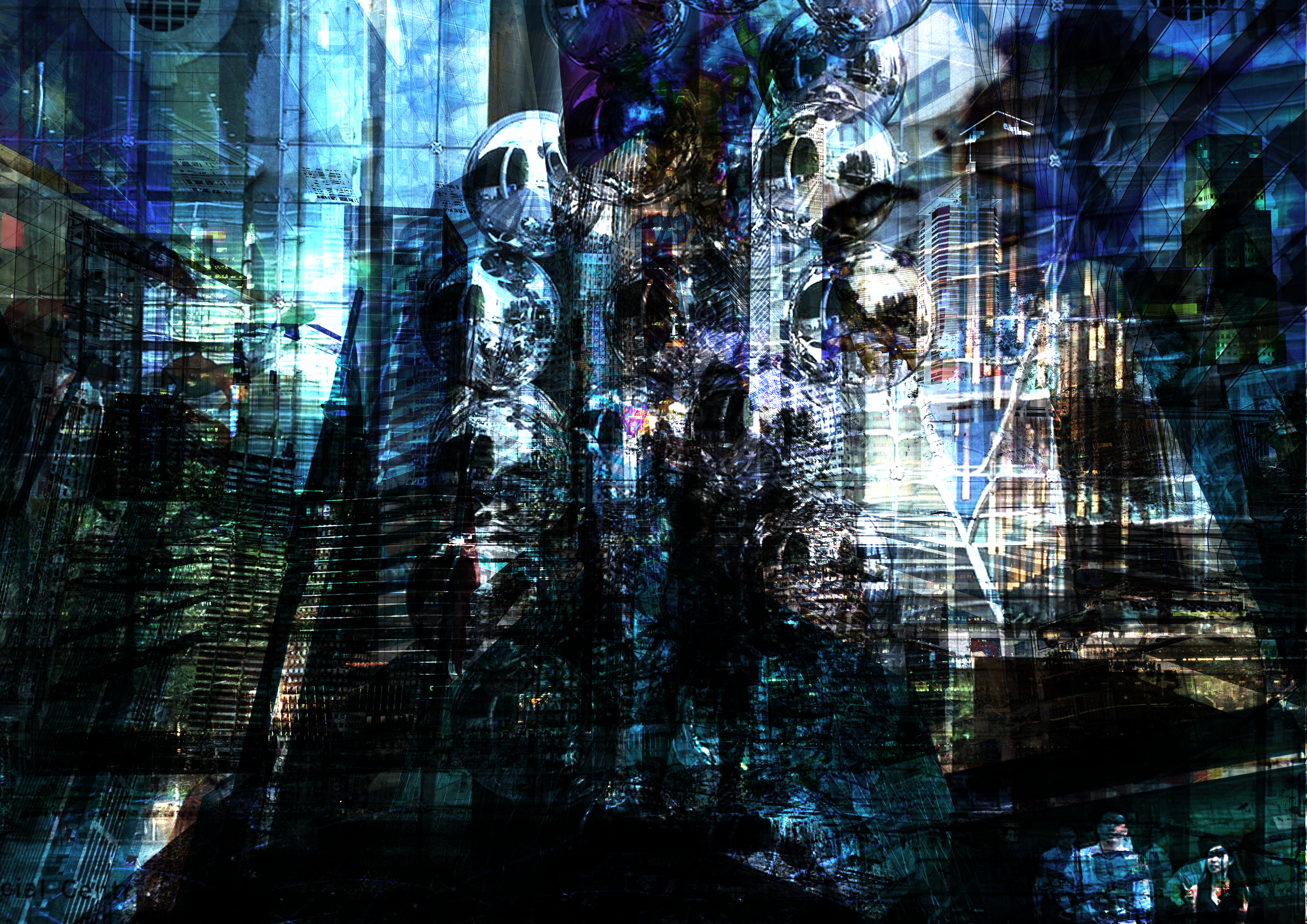 Raffles Place Visual Artifact